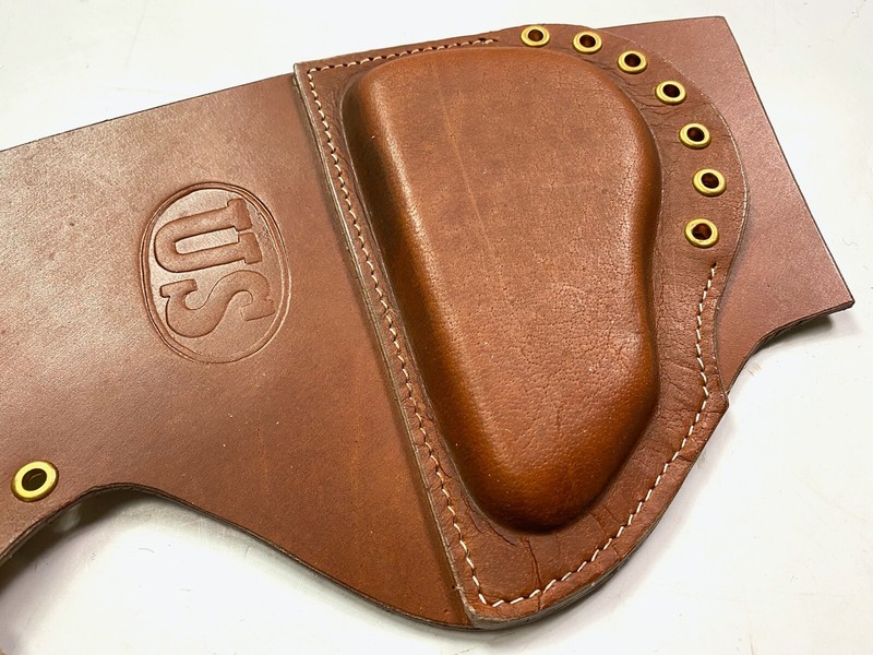 WWII US M1 M1C M1D GARAND SNIPER RIFLE BUTT STOCK CHEEK PAD "US" MARKED gallery