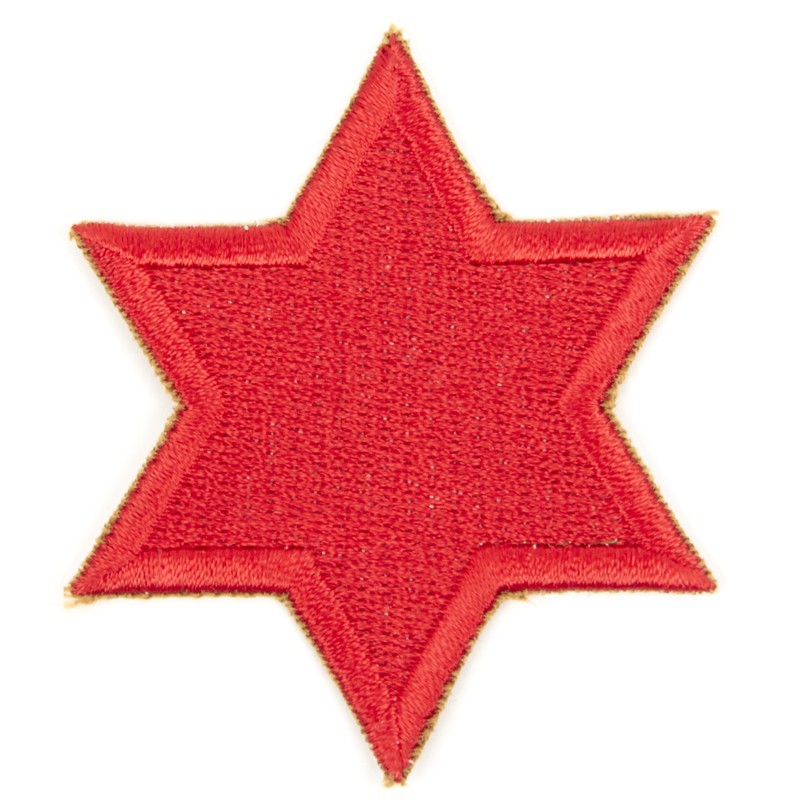U.S. WWII 6th Infantry Division Shoulder Patch – Red Star
