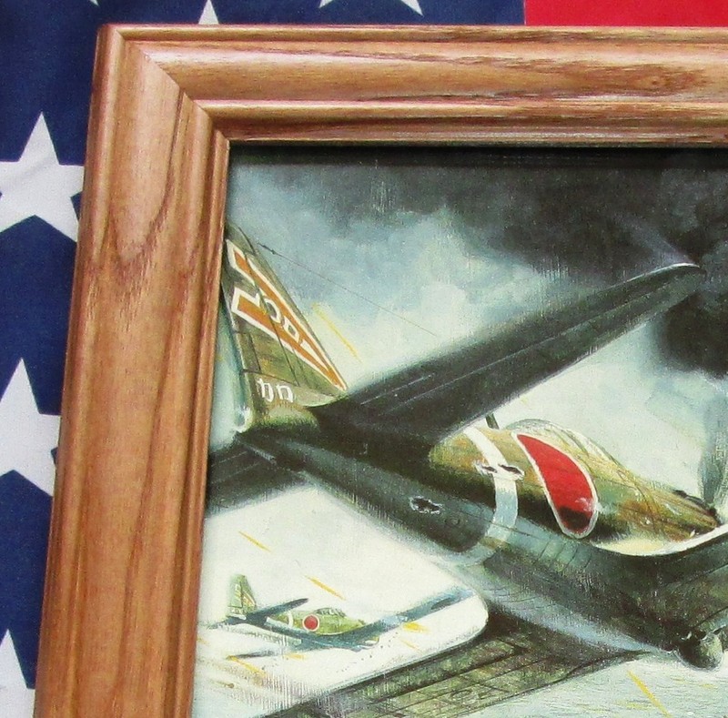 World War Two Print Mort Kunstler, US Navy vs ZERO, Battle of Guadalcanal, 1942 gallery