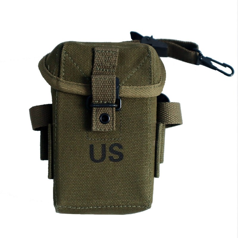 M1956 LONG POUCH AMERICAN HARD PURSE WW2 US ARMY VIETNAM UNIVERSAL AMMO PACK gallery