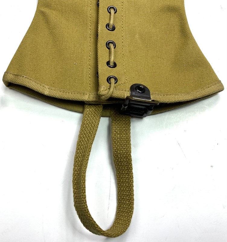 WWII US ARMY INFANTRY M1938 COMBAT FIELD LEGGINGS- SIZE 2 gallery