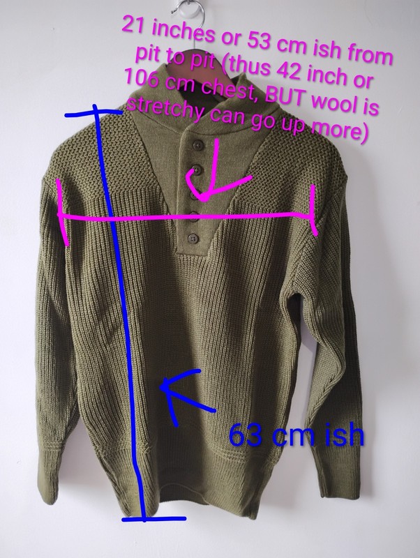 Best Repro of WW2 US 5 button High Neck Sweater from ATTHEFRONT USGI World War 2 gallery