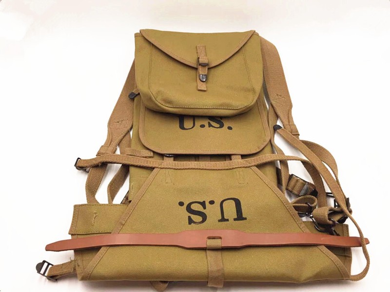 Repro WW2 US Army M1928 Knapsack Outdoor Backpack Camping Bag High Quality gallery
