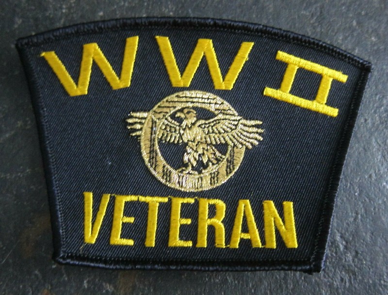 WORLD WAR 2 VETERAN U.S. USMC USN USA USAF USCG HAT PATCH WW 2