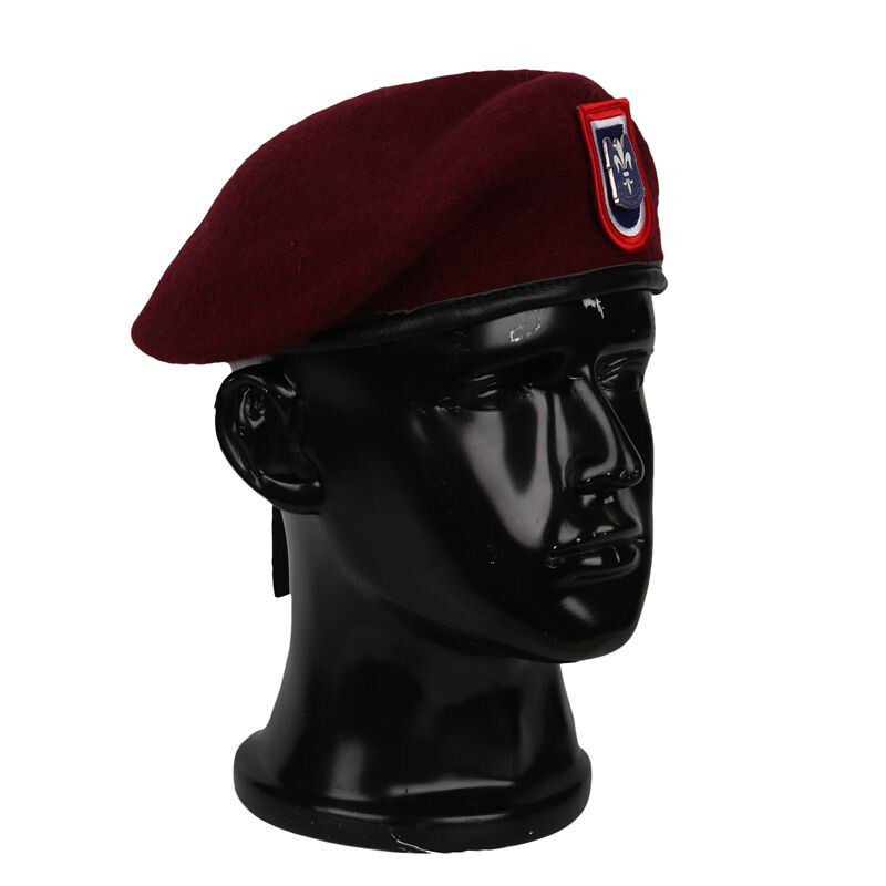 US ARMY 82ND AIRBORNE DIVISION BERET SPECIAL FORCES GROUP RED WOOL HAT 7-1/4 gallery