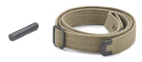 USGI WW2 .30 M1 CARBINE SLING and OILER KHAKI gallery