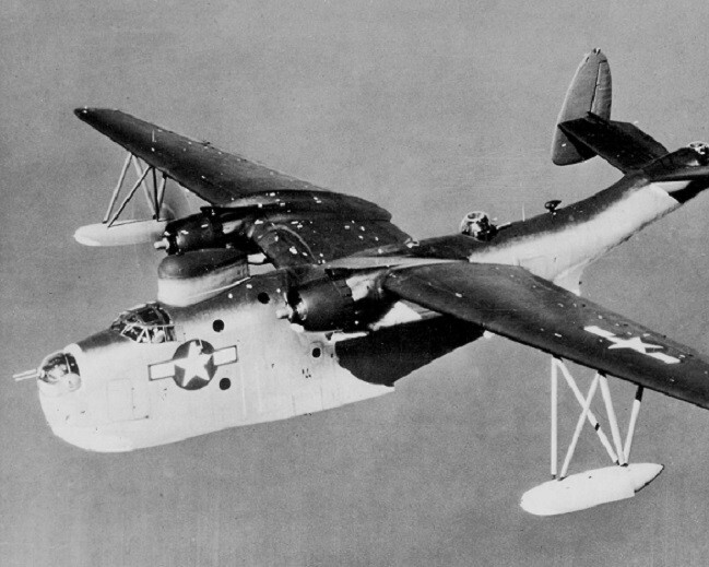 U.S. Navy Martin PBM Mariner Seaplane flight 8x10 World War II WWII Photo 894b
