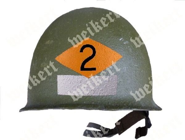 Water decals - DEC833 - insignia for US ARMY helmets - 2nd RANGERS with NCO Bar