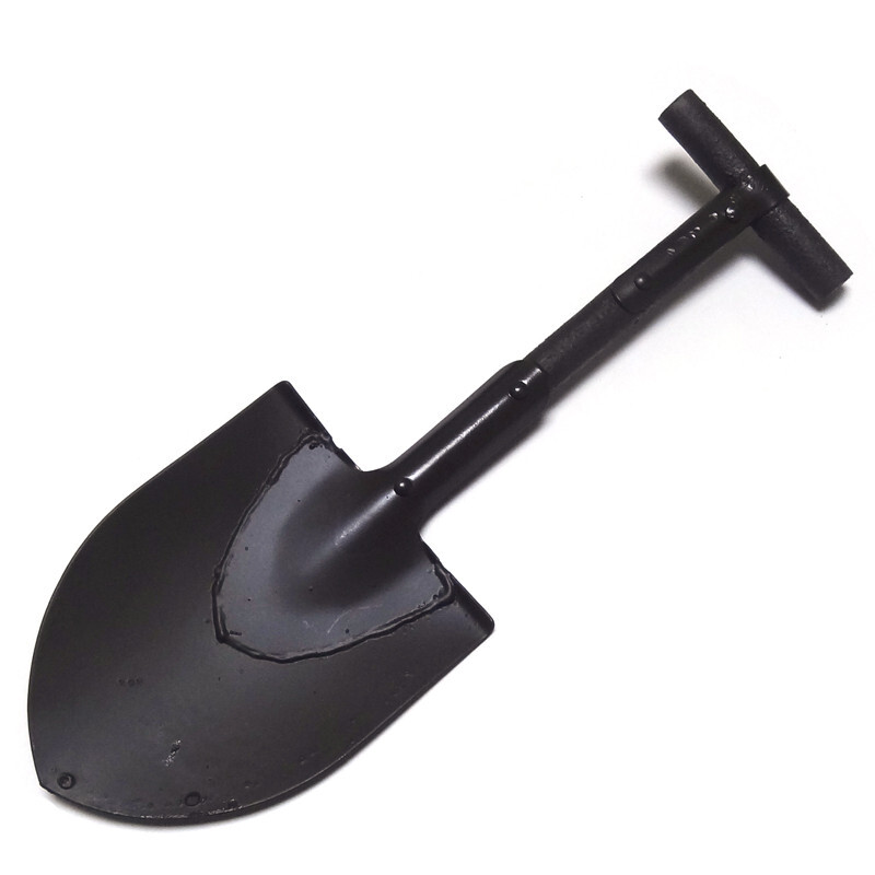 WW2 US M1910 T-Handle Entrenching Tool Short Shovel With Khaki Carrier Cover gallery