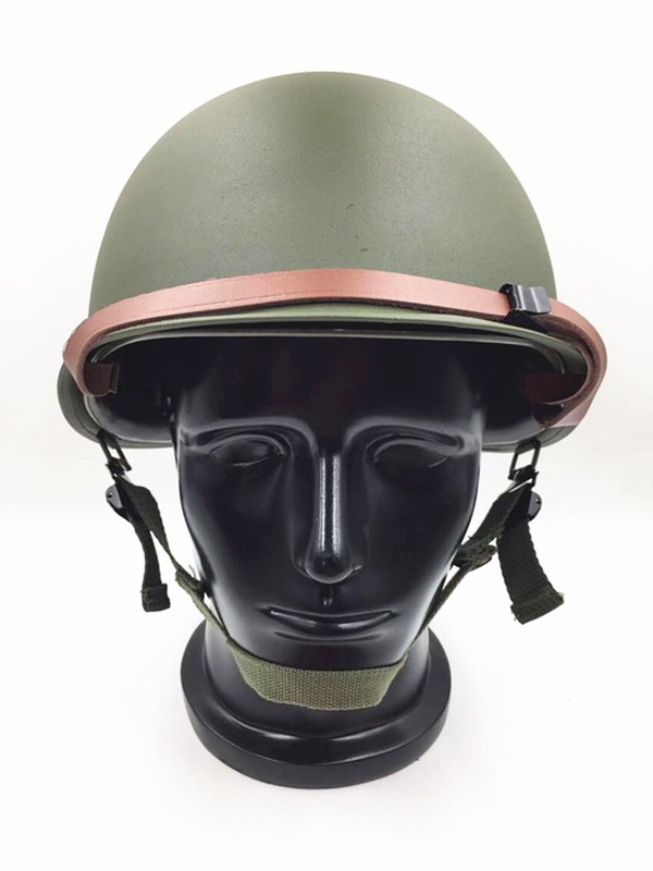 WWII WW2 US Army M1 Helmet -Green Seam America Military Helmet