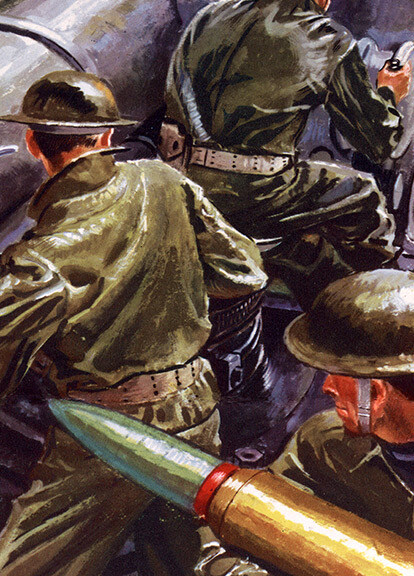 1943 “Your Metal Save Our Convoys” Vintage Style WW2 Poster - 24x36 gallery