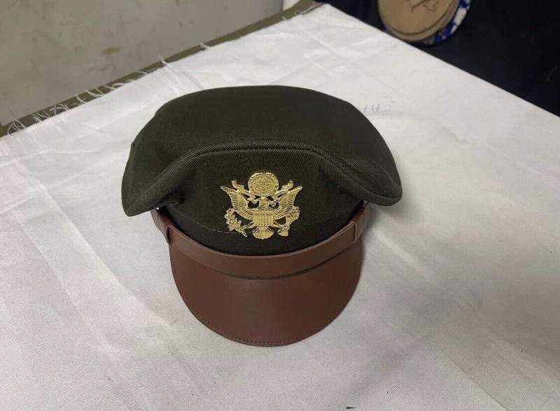 US American USAAF Army Military General Officers Crusher Visor Hat Cap gallery