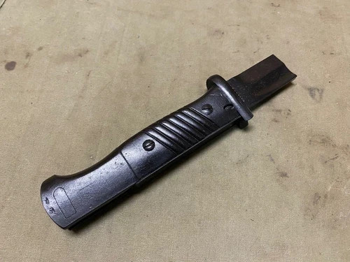 WWII German Kar98k Rifle Rubber Bayonet Prop Top Scabbard Filler