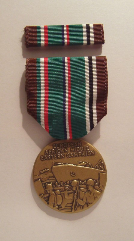 WW II European African Campaign Military Medal with RIBBON
