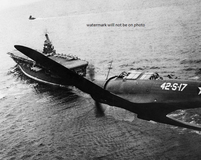 U.S. Navy Vought SB2U Vindicator USS Ranger 8"x 10" World War II WW2 Photo #190