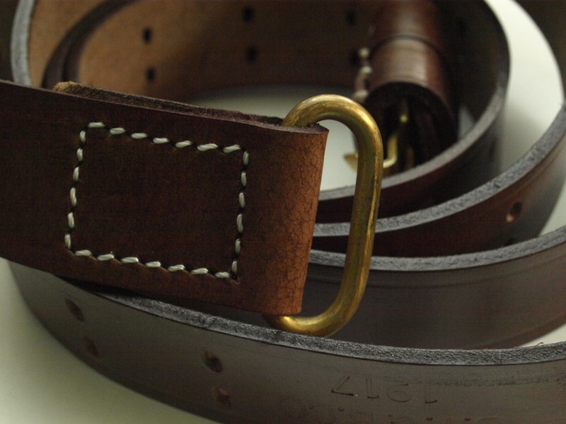 B.T.&B. CO. 1917 PREMIUM (1) M1907 leather REPRO NEW M1, M1903etc. gallery