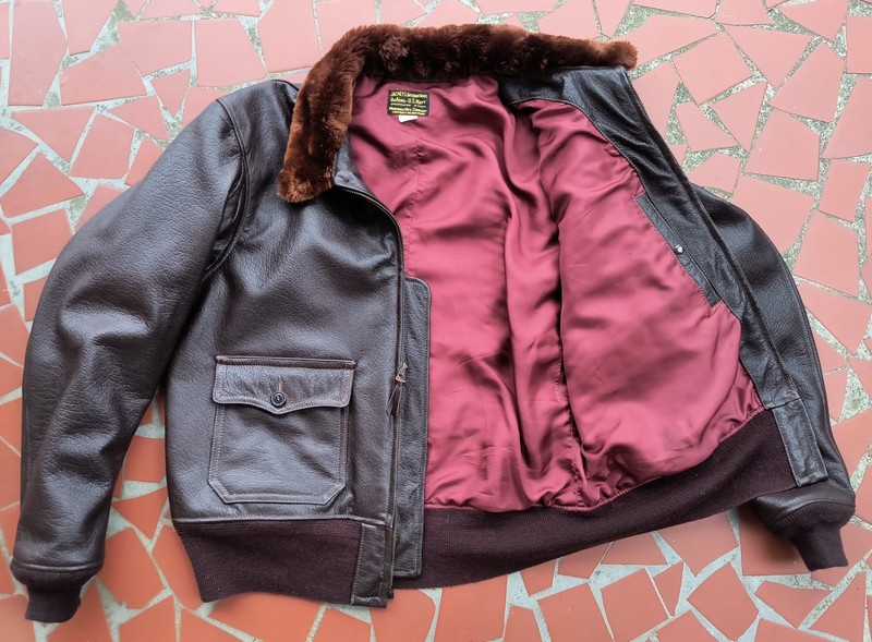 MONARCH USN WW-2 M-422A, G-1 MODEL LEATHER FLIGHT JACKET BUILD gallery