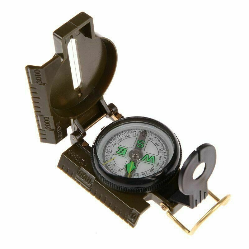 WWII US ARMY LENSATIC COMPASS TOOLS+ POUCH CANVAS Khaki -WW2 REPRO gallery