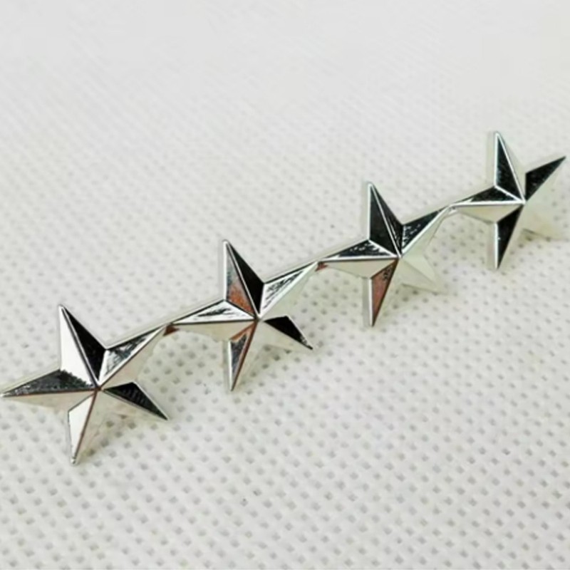 2pcs WW2 US Army Officer 4 Star General Rank Badges Pin Large – US gallery