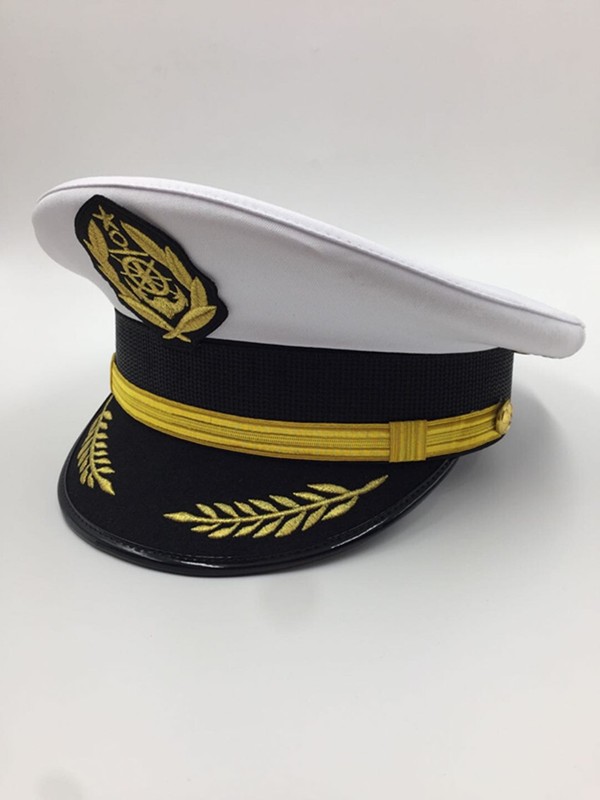 Crew Cap Naval Officer Hat Military Men Sailor gallery
