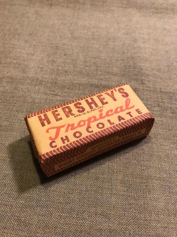WWII US Army,USMC Hershey Tropical Chocolate Bar Survival Ration*