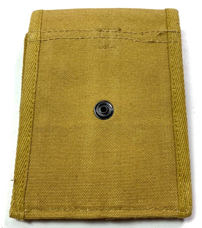 WWI WWII US M1910 .45 PISTOL MAGAZINE AMMO BELT CARRY POUCH-OD#3 gallery