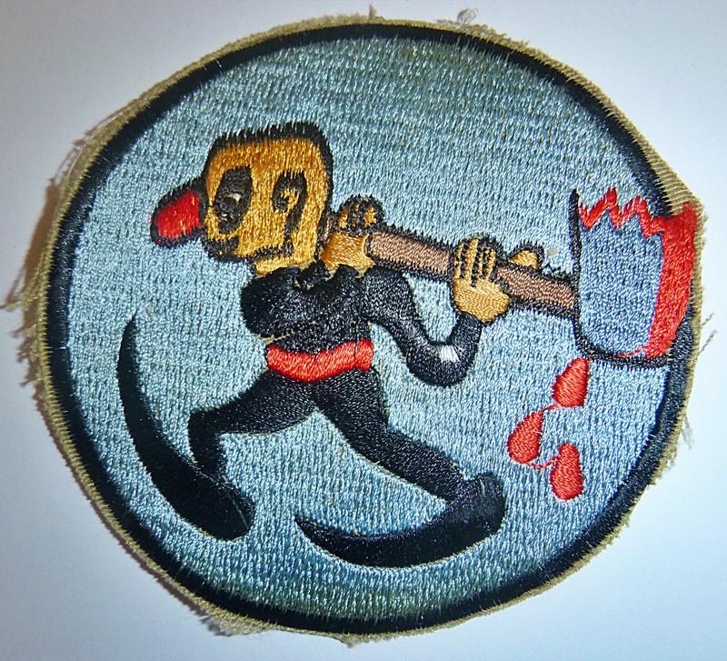 Flight Patch – USAAF – 25th Bomb Squadron – Executioners, Air Force, WWII, D.153