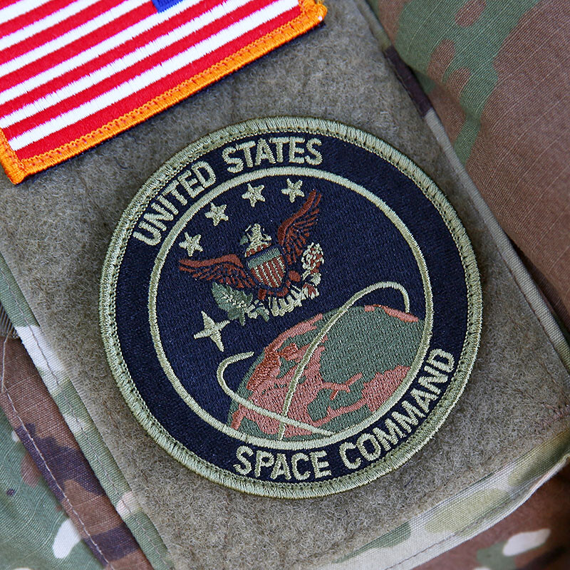 1PCS U.S. SPACE FORCE EMBROIDERY PATCH 9CM WITH HOOK