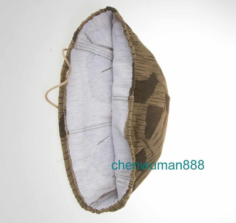 WW2 WWII GERMAN M35 ARMY CAMOUFLAGE HELMET COVER A CAMO WHITE COVER WAR MILITARY gallery