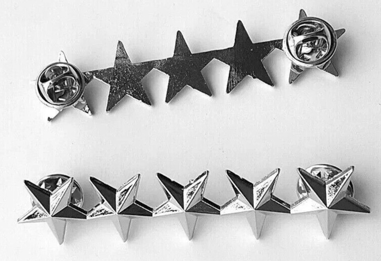WW2 US MILITARY ARMY 5 STAR GENERAL RANK BADGE PIN AIR FORCE INSIGNIA gallery