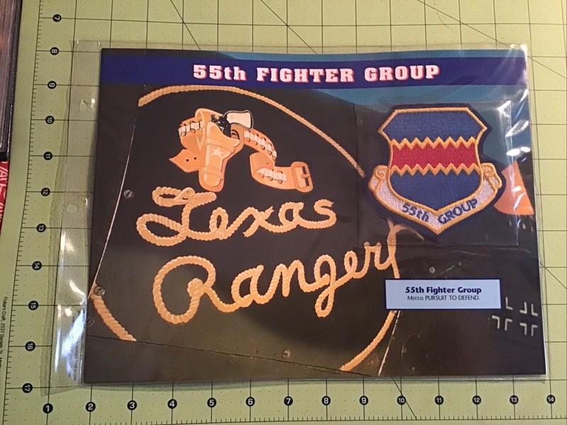 Willabee & Ward Emblems Of Air War WWII Patch 55th Fighter Group + Info Card