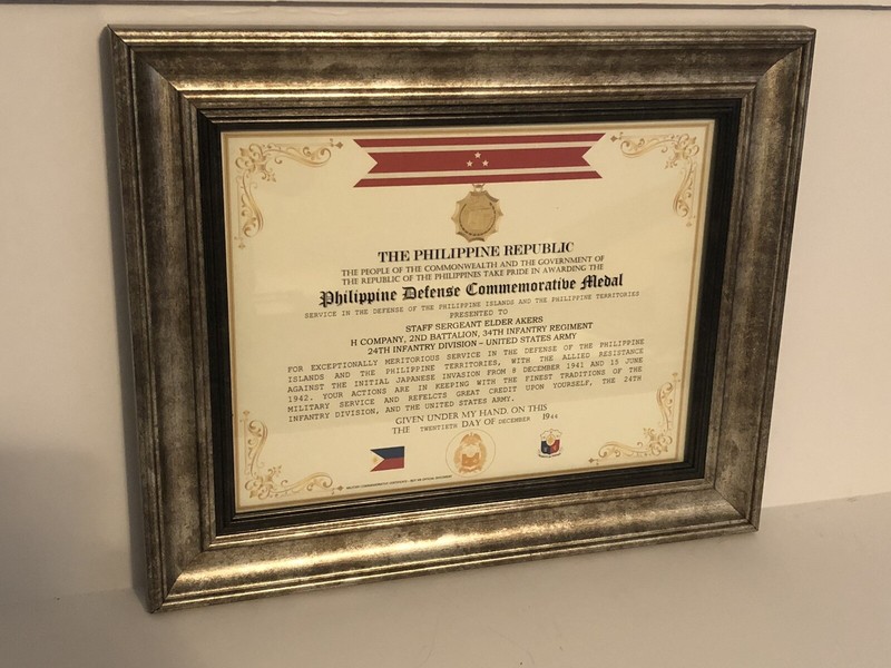 PHILIPPINE DEFENSE COMMEMORATIVE CERTIFICATE [WW2] ~ Type 1 Free Custom Printing