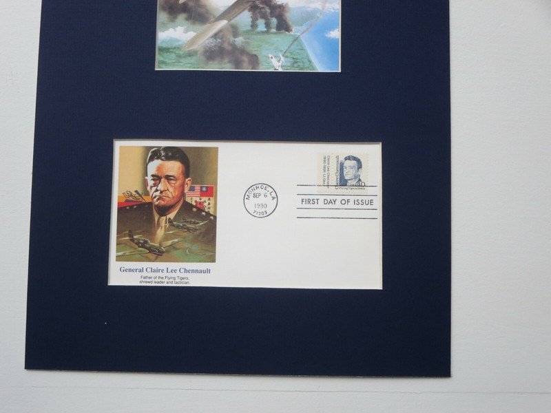 The Flying Tigers & P-40 Warhawk & Claire Chennault First Day Cover gallery