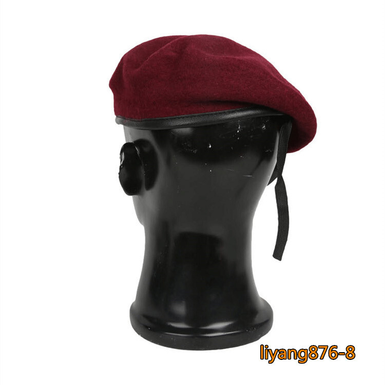 US Air Force Rescue Team Group Red Wool Berets USAF PJ Troops Military Hat Gift gallery