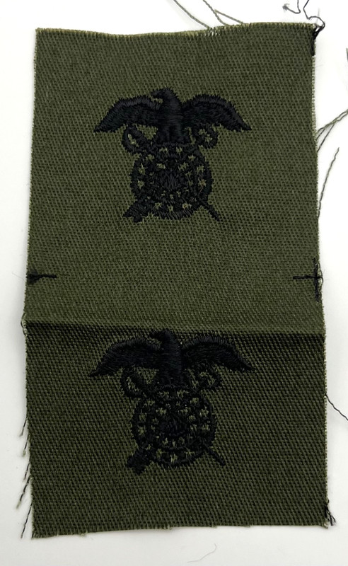 US Army Quartermaster Corps Subdued Branch Insignia Patch