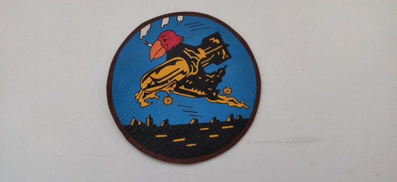 WW 2 351st Bomb Squadron 100th Bomb Group 8th A.F. large leather jacket patch