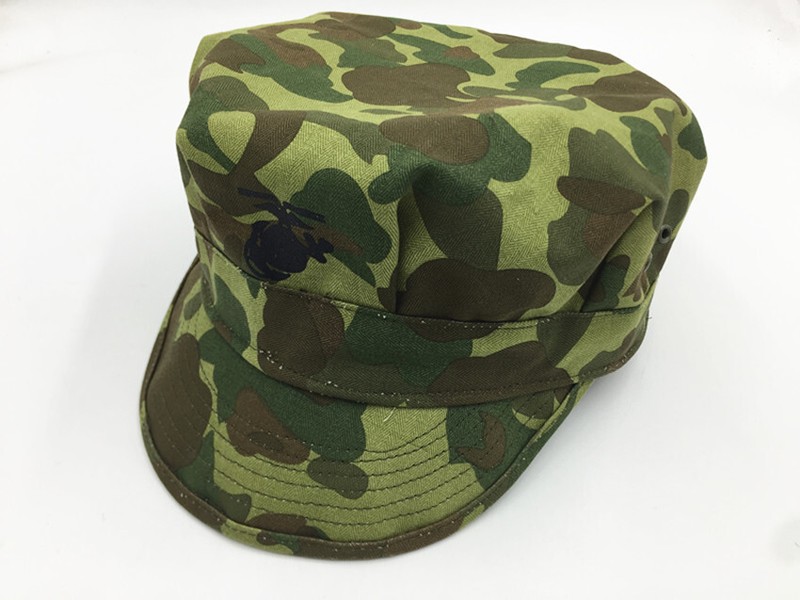 WW2 US ELITE ARMY PACIFIC CAMOUFLAGE OCTAGONAL FIELD CAP HAT