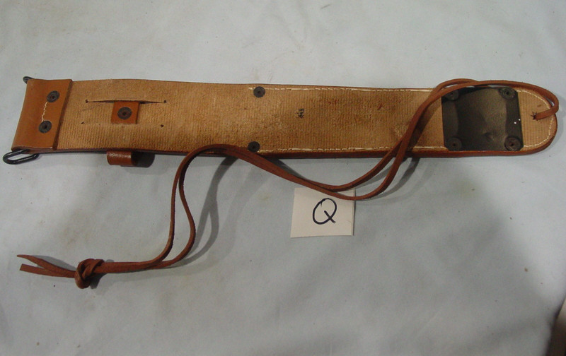 M6 Scabbard Repro WWII USMC WMCO 1943 Leather Airborne 101st 82nd gallery
