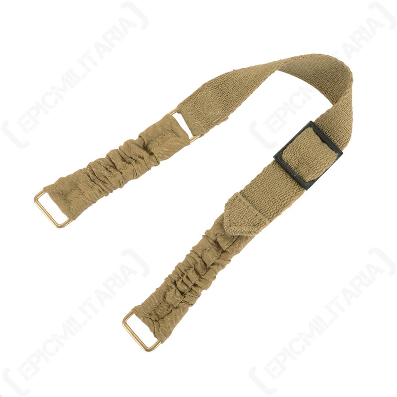 WW2 British Brodie Canvas Chin Strap – Repro Helmet Army Military Equipment