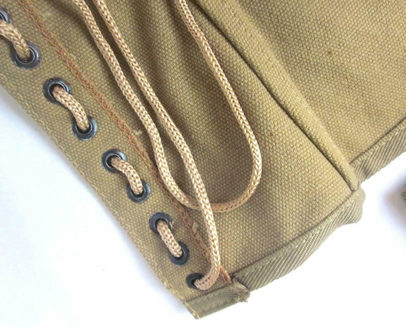 WW2 US ARMY LEGGINGS OR PUTTEE SOLDIER CANVAS LEGGINGS GAITERS CLASSICAL gallery