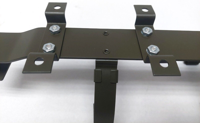 willys MB, ford GPW ✅ (A693 late) Fire Extinguisher Bracket W/ Foot set 2 Band gallery
