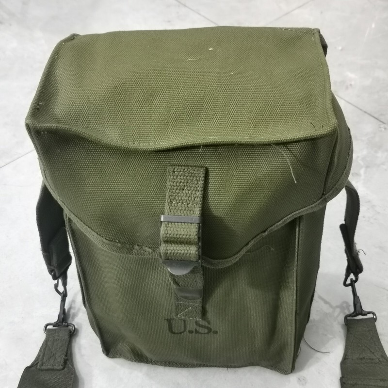 WWII US Amry General Purpose Ammo Bag With Strap For Collections Green gallery