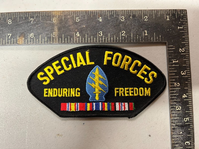 Special Forces Enduring Freedom Patch with Ribbon