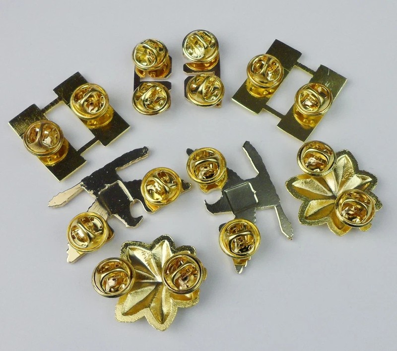 U.S. CAPTAIN COLONEL LIEUTENANT COLONEL RANK INSIGNIA US MILITARY LAPEL PIN GOLD gallery