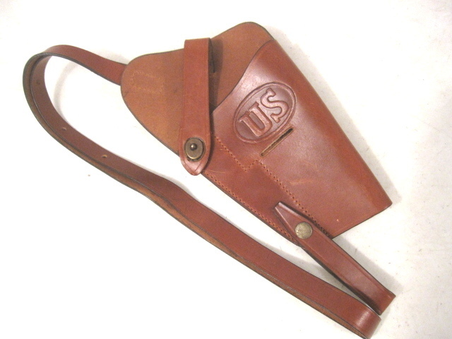 WWII US Army M3 Leather Shoulder Holster Colt M1911 45acp – Reproduction