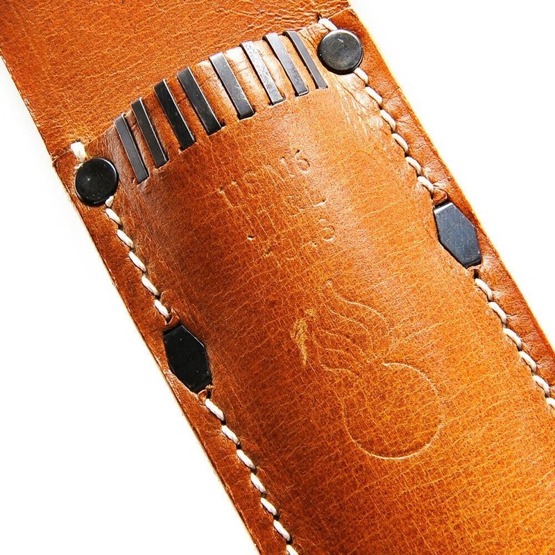 US M6 Leather Sheath for M3 Fighting Knife Premium Drum Dyed Leather gallery
