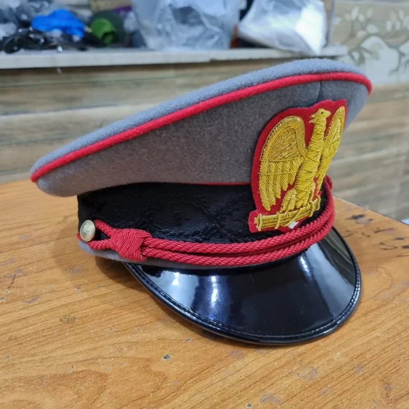 WW2 Italian Duce of Fascism Fascist Military General Officers Visor Hat Cap... gallery