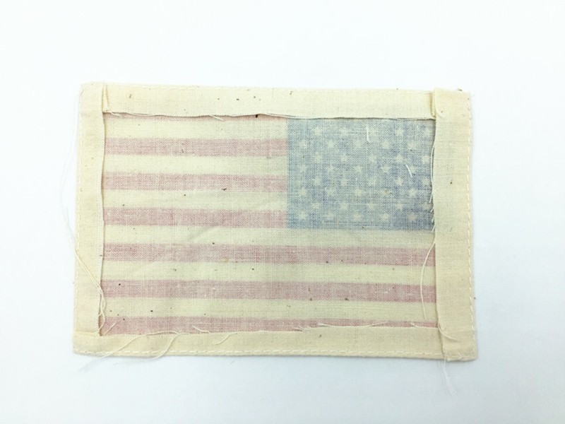 WWII US ARMY AIRBORNE/PARATROOPER 48 STAR AMERICAN FLAG ARM BAND gallery
