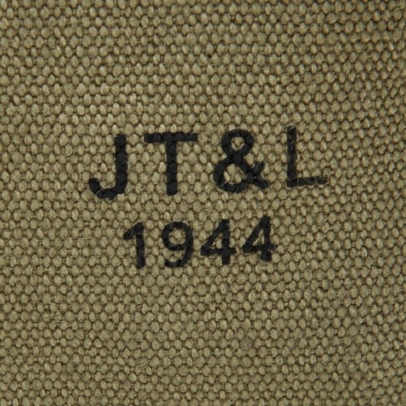 US WW2 .45 STICK MAGAZINE POUCH MARKED JT&L 1944 gallery