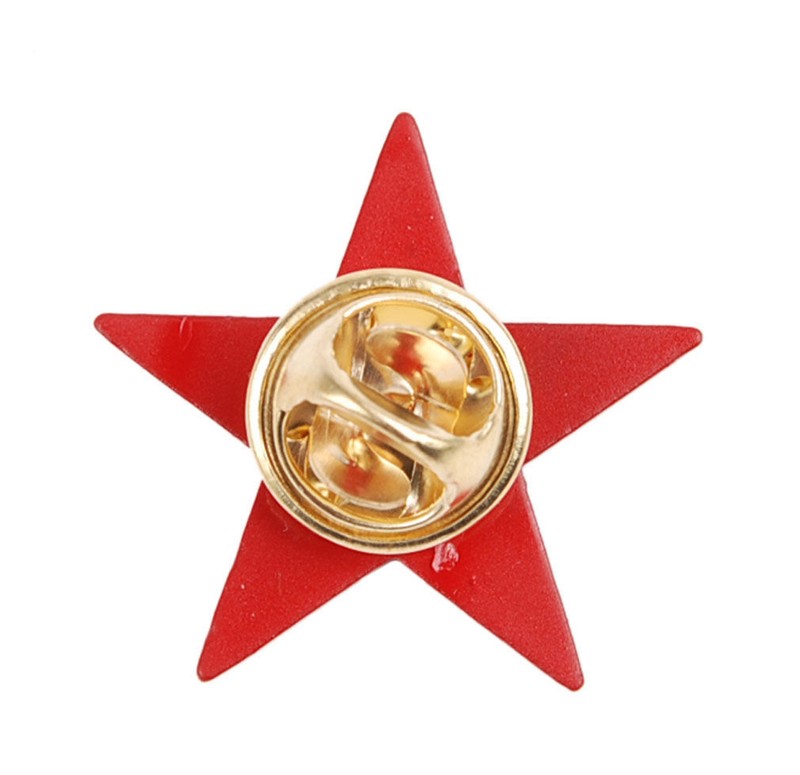 Vietnam War Chinese Army Pla Cap Badge Pin Red Star gallery